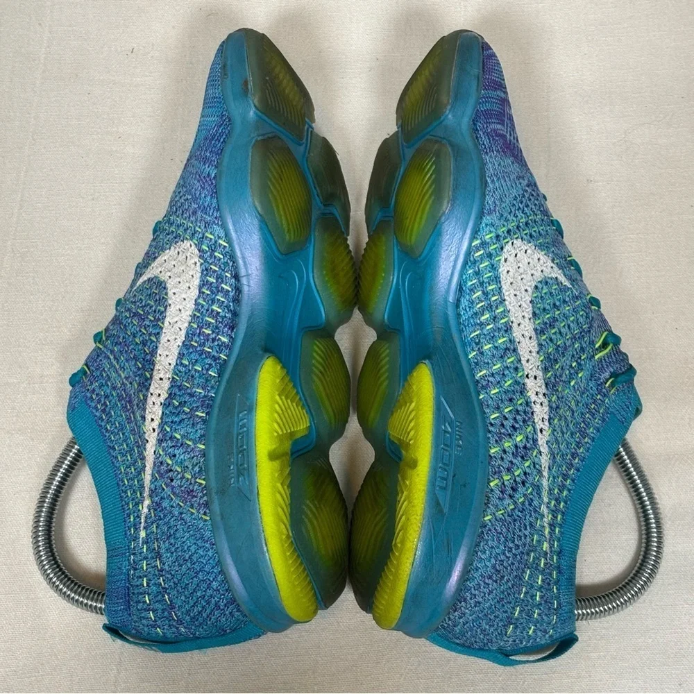 Nike Flyknit Zoom Agility Training Sneakers-Blue Volt-Women Size 9